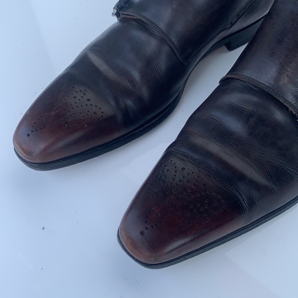 Double Monk Strap Dress shoes by Magnanni Sz 9M - Picture 6 of 16